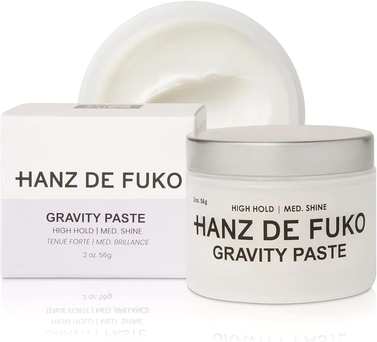خمیر حالت دهنده موی مردانه هانز دی فوکو Gravity Paste با درخشش متوسط (56 گرم)