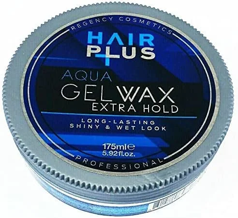 ژل واکس مو Hair Plus Aqua | بر پایه آب | قدرت نگهداری فوق العاده | براق و خیس