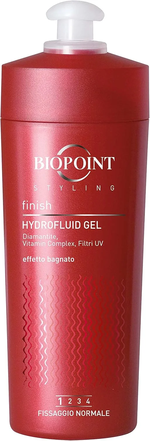ژل موی حالت دهنده هیدروفلوئید Biopoint با تثبیت معمولی، بدون ایجاد رسوب، اثر مرطوب کننده و محافظت کننده، ایجاد کننده وضوح و درخشندگی، 200 میلی لیتر