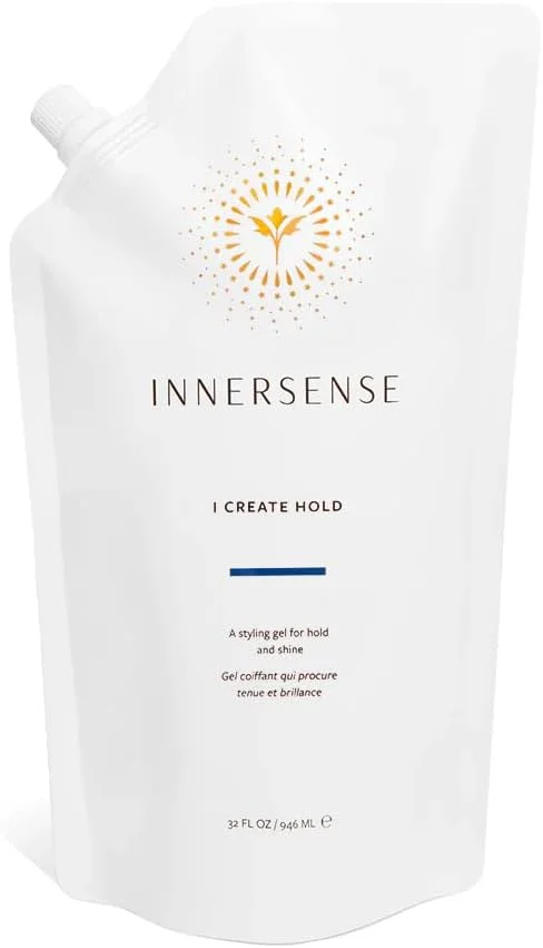 ژل حالت دهنده موی ارگانیک INNERSENSE - مدل I Create Hold | فاقد مواد سمی، بدون تست حیوانی، مراقبت موی پاک (کیسه پرکننده، 946 میلی لیتر)