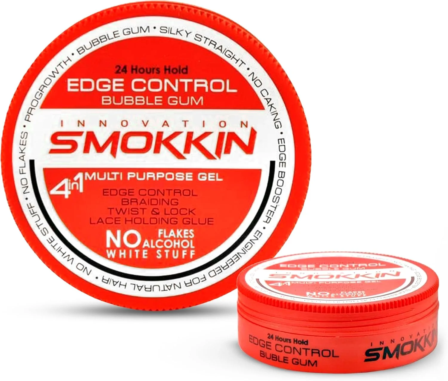 واکس مو حالت دهنده قوی INNOVATION SMOKKIN برای کنترل لبه ها، بافتن، قفل کردن و پیچاندن مو - حالت دهی همه کاره برای انواع مو با رایحه دلپذیر