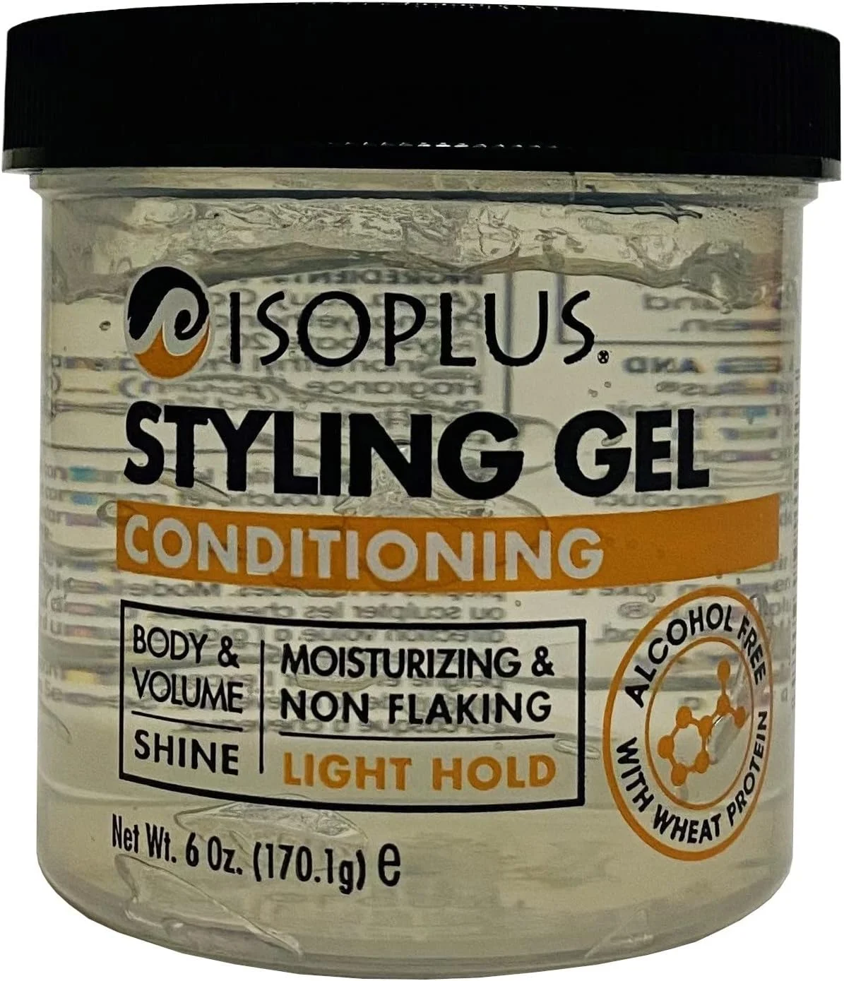 ژل حالت دهنده مو ایزوپلاس، شفاف، حجم 170 گرم