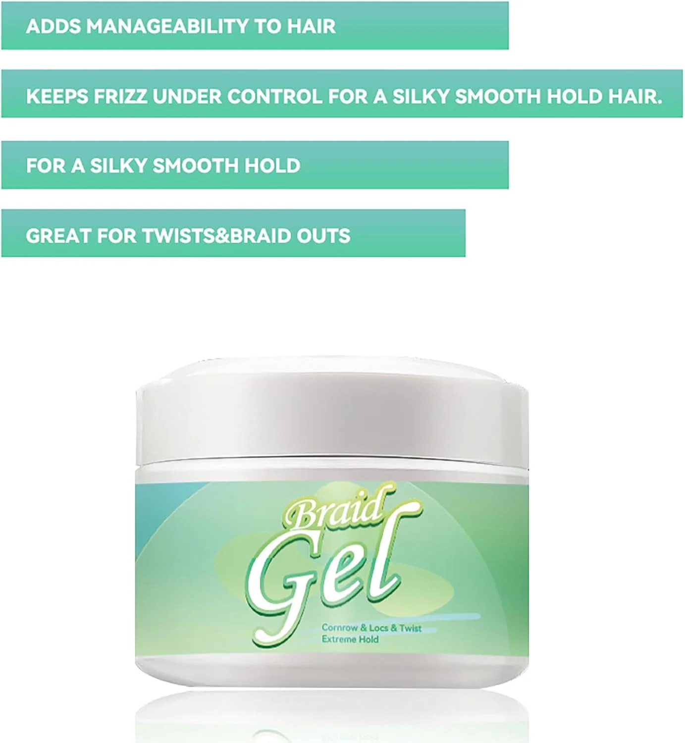 ژل حالت دهنده موی فر جویی، 250 میلی لیتر، ژل بافت مو برای موهای فر و وز، با قدرت نگهدارندگی قوی و بدون ایجاد رسوب، از بین برنده وز و مرتب کننده موها، ایده آل برای بافتن، تاب دادن و صاف کردن موها #1