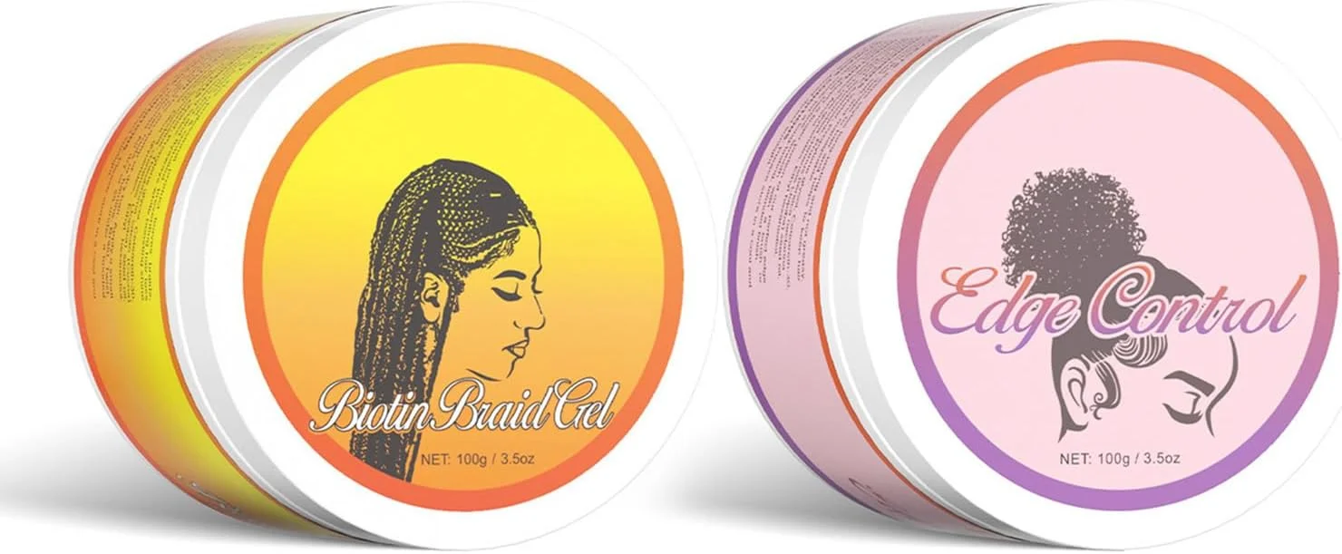 ژل حالت دهنده موی فر جویی، ژل کنترل لبه مو برای موهای فر و وز، با قدرت نگهداری بالا و بدون ایجاد رسوب، از بین برنده وز و مرتب کننده لبه مو، ایده آل برای بافتن، پیچاندن و صاف کردن لبه ها، 100 گرم x 2