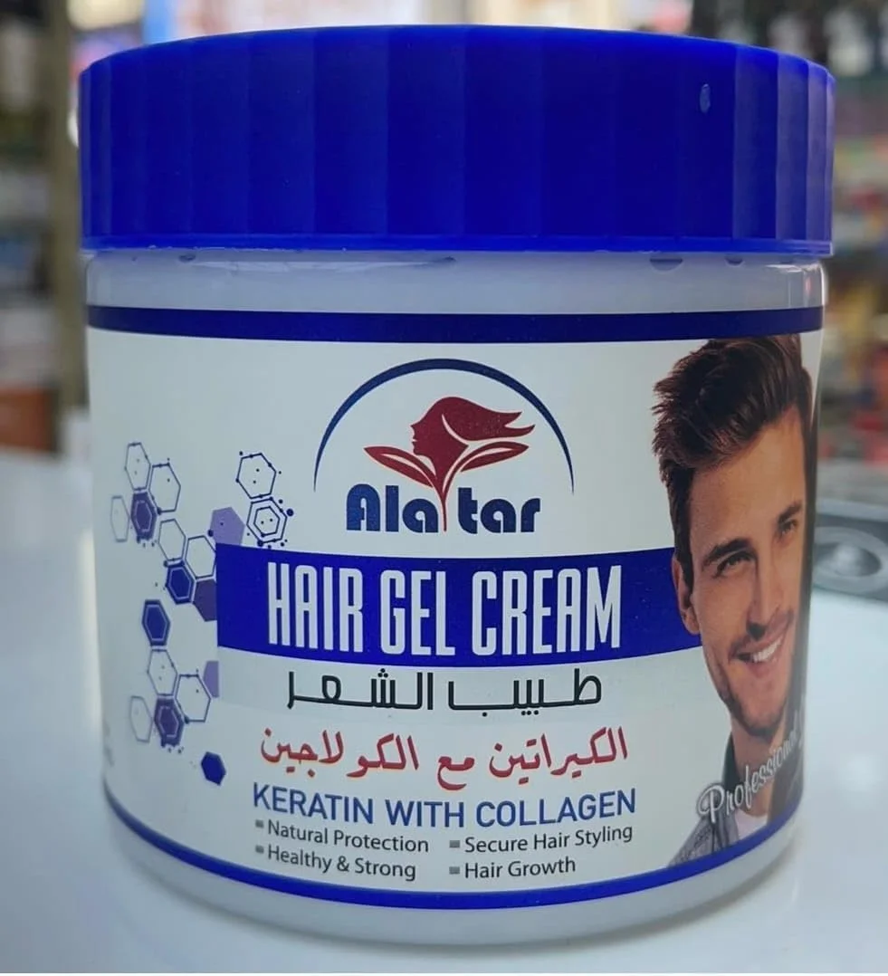 کرم ژل مو حاوی کراتین و کلاژن برای محافظت طبیعی، حالت دهی ایمن، رشد مو، قدرت حرفه ای