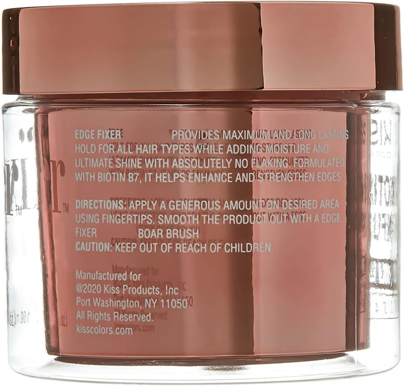 ژل حالت دهنده موی سر کیس کالرز اند کر با قدرت نگهداری 24 ساعته، بدون ایجاد پوسته، غنی شده با بیوتین B7، حجم 100 میلی لیتر (هلو شیرین)