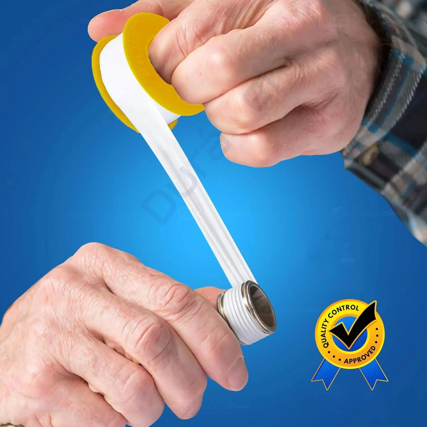 نوار تفلون، نوارهای آب بندی رزوه، نوار آب بندی رزوه PTFE برای لوله کش ها، نوار آب بندی برای لوله های آب با رزوه 19 میلی متری (1 عدد، سفید)