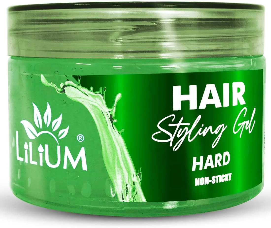 ژل حالت دهنده مو لیلیوم مدل Hard حجم 250 میلی لیتر | بدون ایجاد چسبندگی، با قدرت نگهدارندگی بالا برای انواع مو | براق کننده و حجم دهنده شیک مو | ماندگاری طولانی و حالت دهنده انعطاف پذیر مو برای آقایان