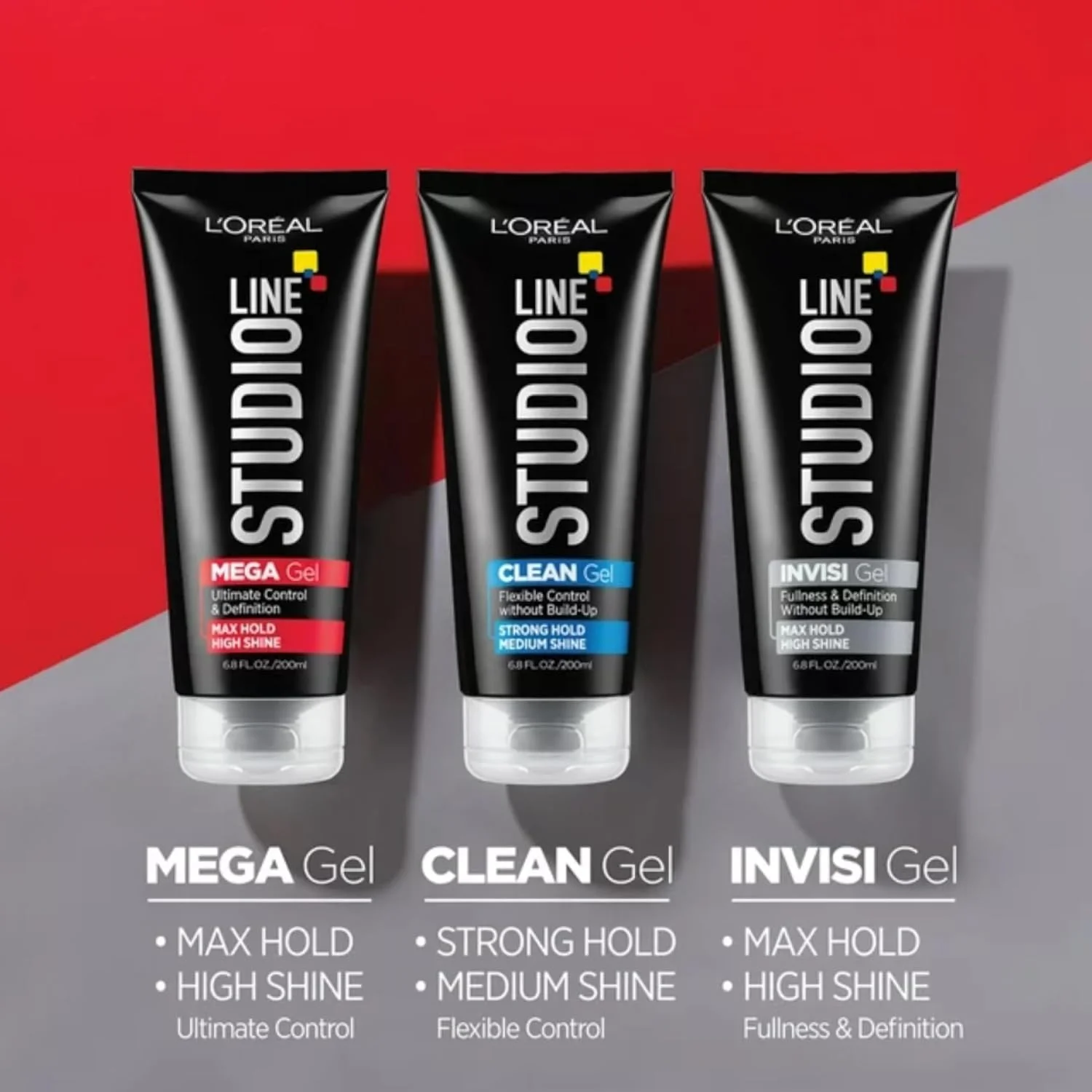 ژل موی سر لورآل پاریس، مدل Studio Line، قدرت نگهدارندگی قوی، حجم 200 میلی لیتر (بسته 3 عددی) ژل موی سر لورآل پاریس، مدل Studio Line، قدرت نگهدارندگی قوی، حجم 200 میلی لیتر (بسته 3 عددی)