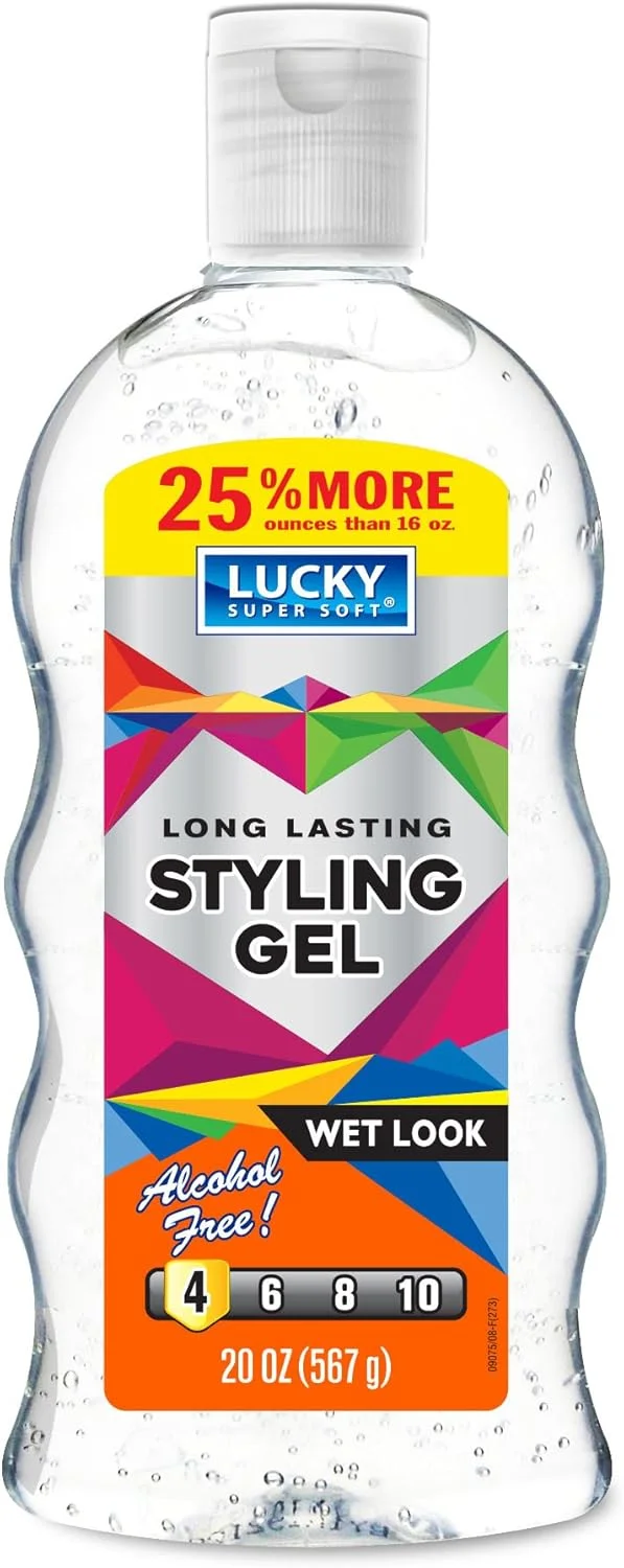 ژل حالت دهنده مو لاکی، فوق العاده نرم، نمای خیس، 567 گرم ژل حالت دهنده مو لاکی، فوق العاده نرم، نمای خیس، 567 گرم