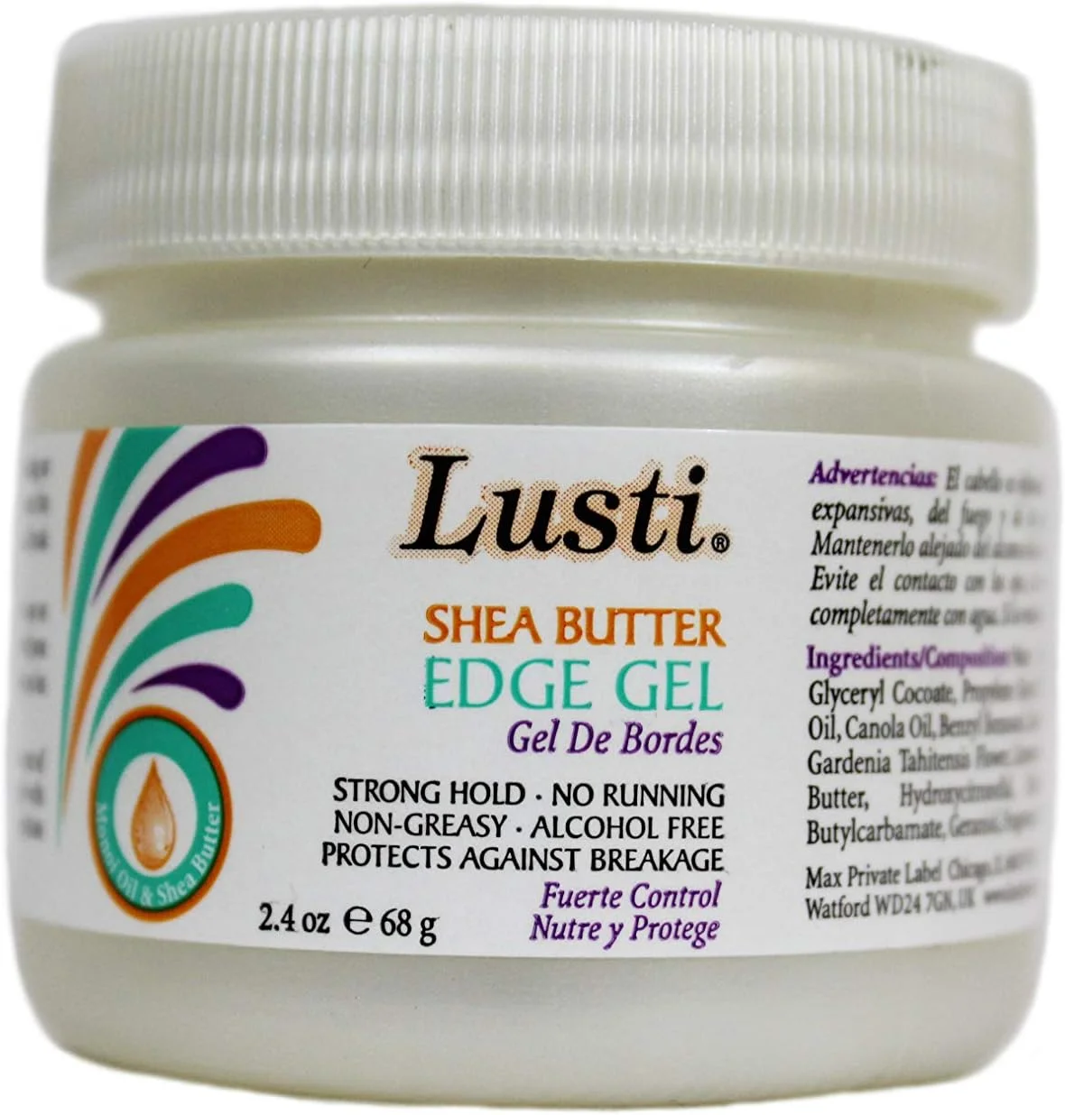 ژل حالت دهنده مو لستی حاوی شی باتر، 71 میلی لیتر - قدرت نگهداری بالا - بدون ریزش، غیر چرب - بدون الکل - محافظت در برابر شکستگی