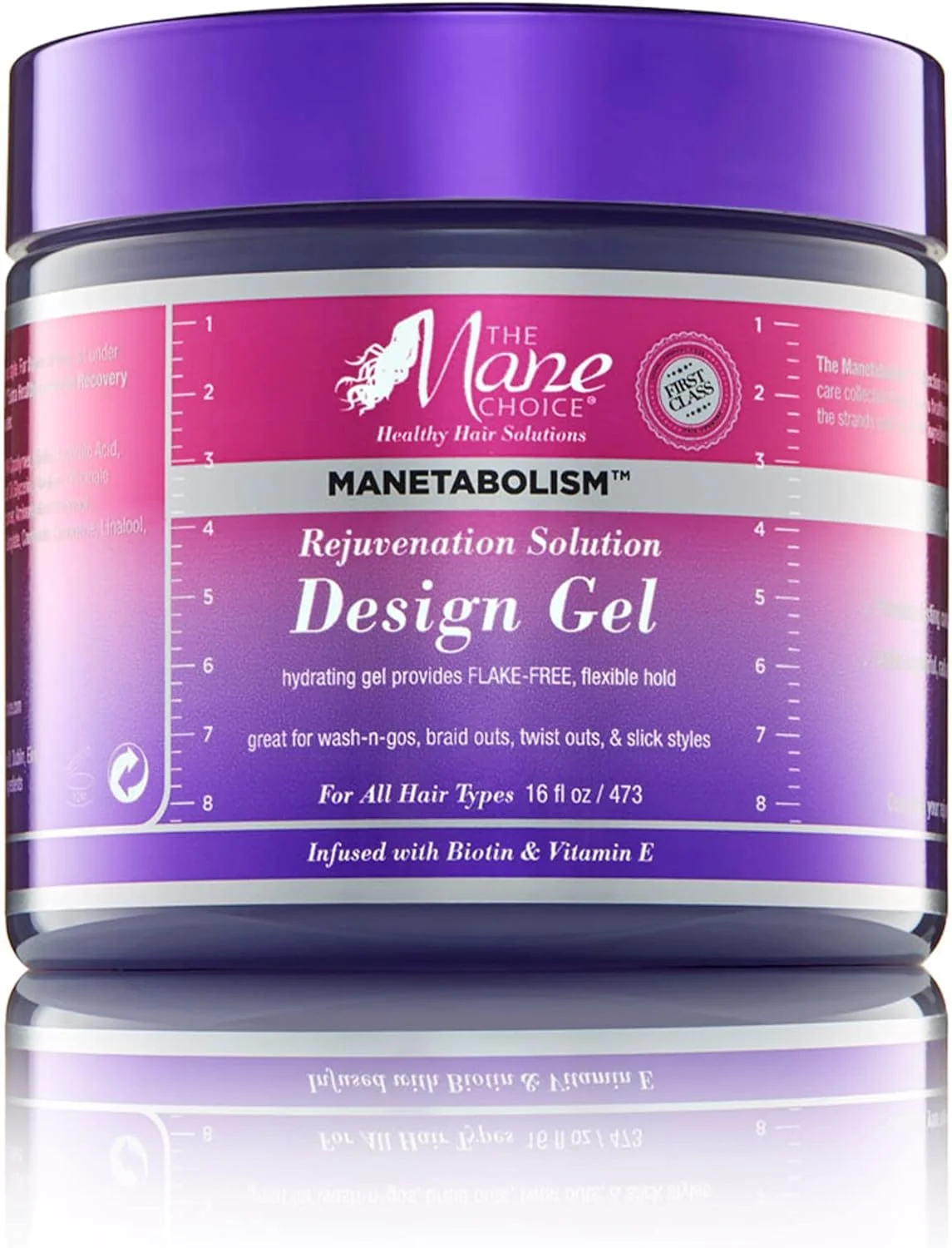 ژل موی حالت دهنده و احیا کننده موی مِین چویس، ژل بافت و پیچ با نگهداری انعطاف پذیر و ماندگار برای درخشندگی و استحکام مو، کمک به کاهش وز و شکستگی مو، بدون ایجاد شوره، 473 میلی لیتر