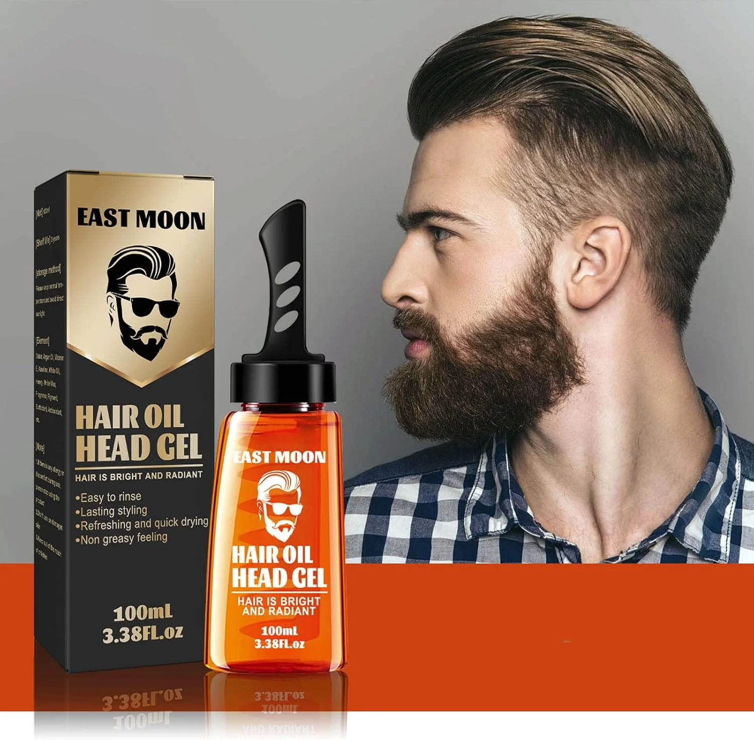 ژل واکس موی دو کاره مردانه 100 میلی لیتر - ژل حالت دهنده موی مردانه به همراه شانه - کرم موی بلند مدت و حالت دهنده موی مردانه، ابزار حالت دهنده مو، حالت دهنده سریع مو، حالت دهنده موی سر مردانه (100 میلی لیتر - 1 عدد)