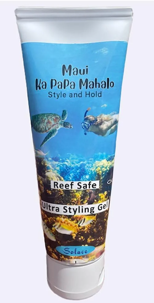 ژل حالت دهنده مو مائویی، Ka PaPa Mahalo، (صخره سپاسگزار)، ایمن برای صخره های مرجانی