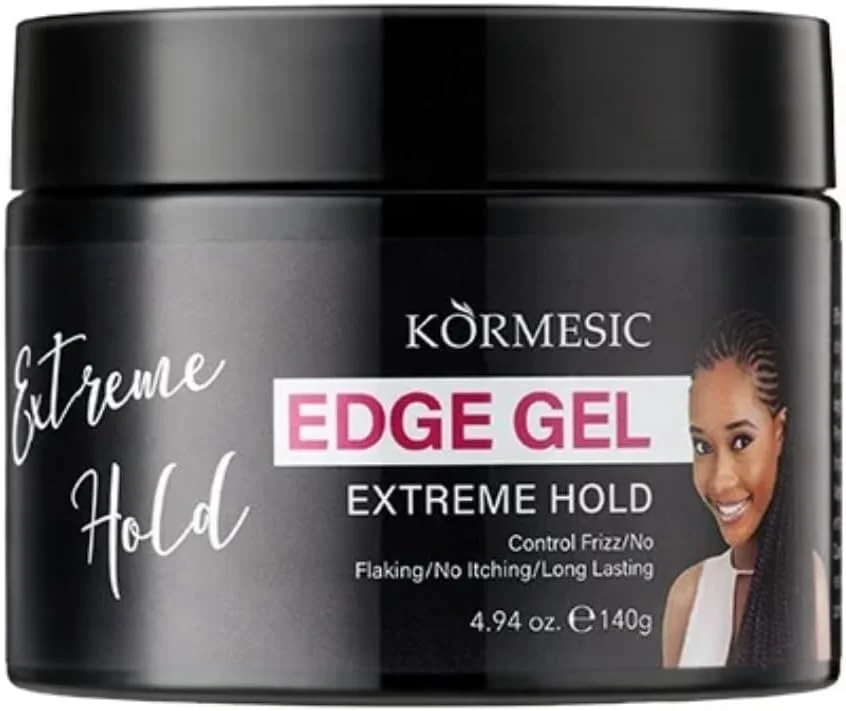 ژل حالت دهنده مو Mimi & Beibei، 140 گرم، ژل نگهدارنده قوی، کرم حالت دهنده مو با ماندگاری طولانی با روغن زیتون و روغن جوجوبا، کنترل وز مو بدون پوسته پوسته شدن و خارش، ترمیم موهای فر آسیب دیده