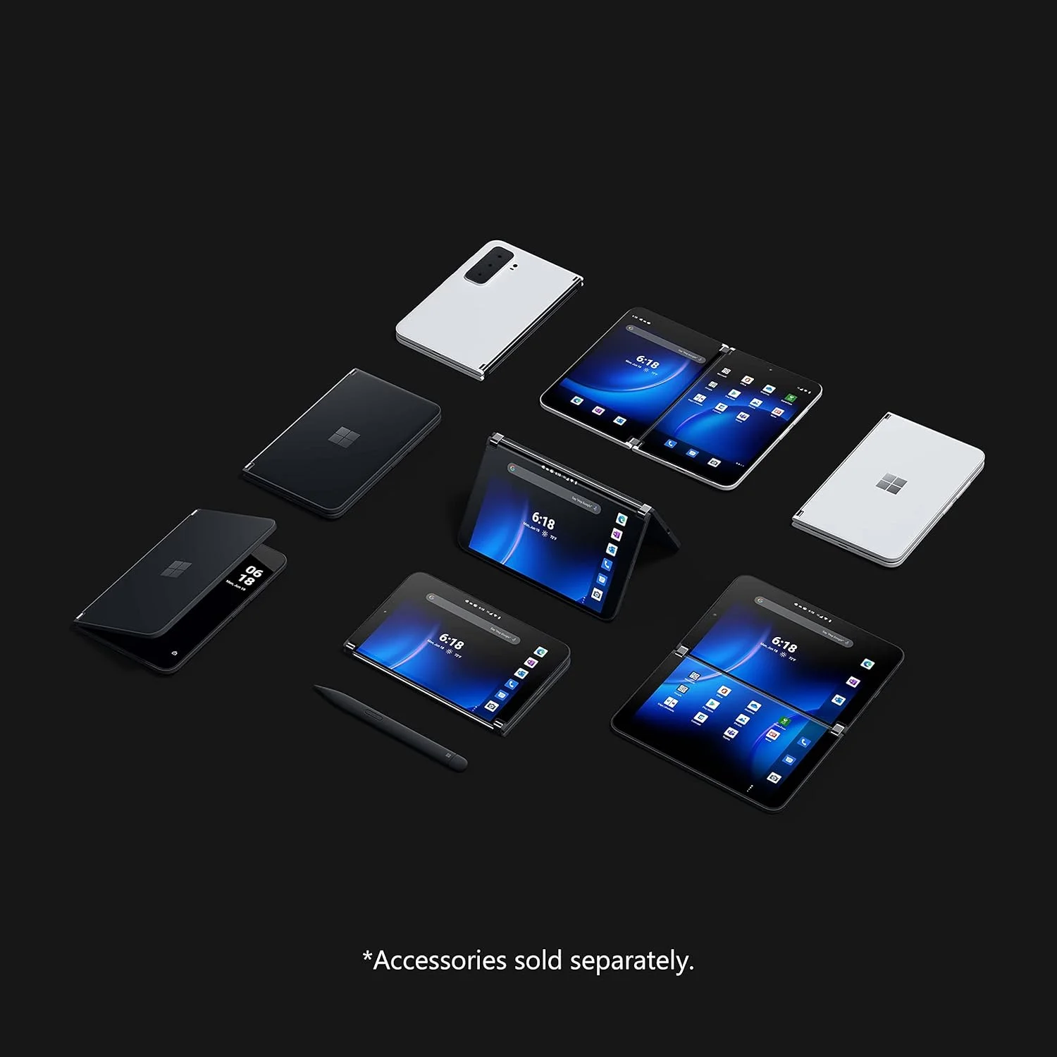 مایکروسافت سرفیس Duo 2 5G با حافظه 128 گیگابایت (آنلاک شده) - مشکی