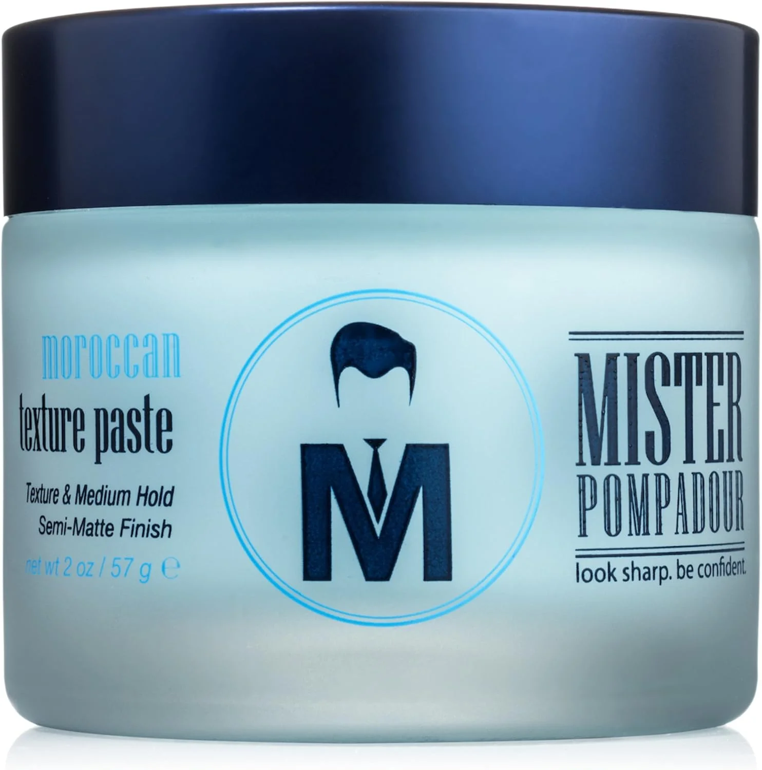 خمیر حالت دهنده مو با بافت مراکشی | پماد نیمه مات برای آقایان | بافت و نگهدارندگی برای حالت دادن به موهای صاف، ضخیم یا فر | مواد طبیعی | بهتر از ژل مو | 2 اونس