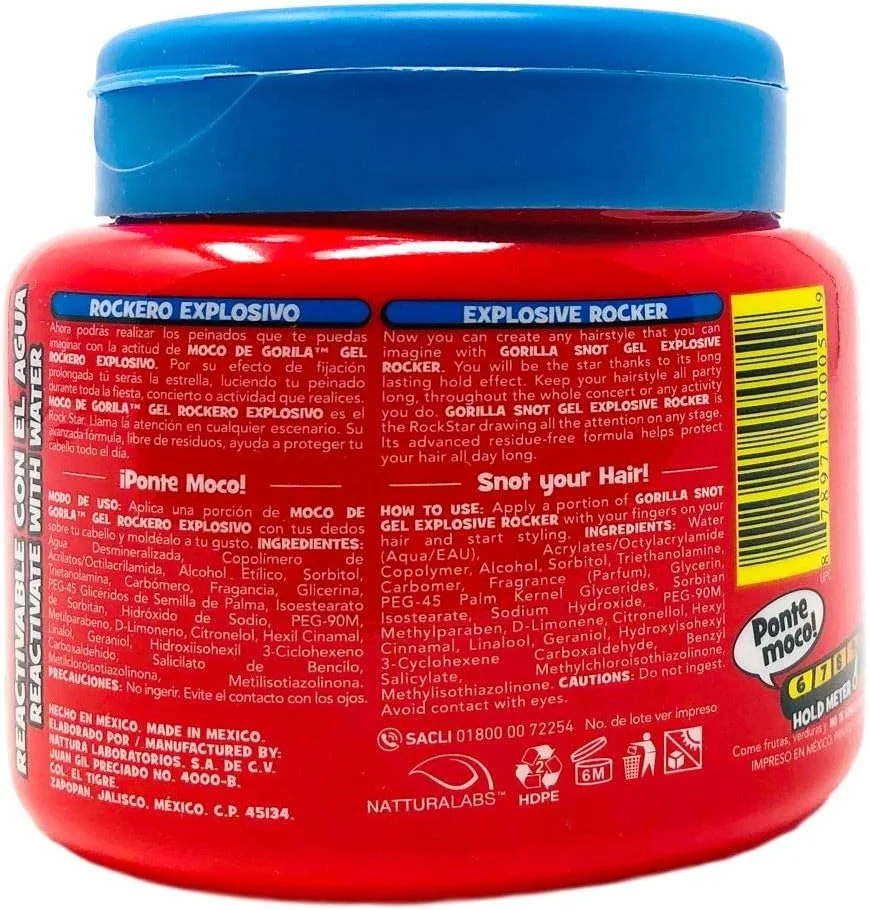 ژل موی سر موکو د گوریلا راکِرو (قرمز) ژل موی سر موکو د گوریلا راکِرو (قرمز)