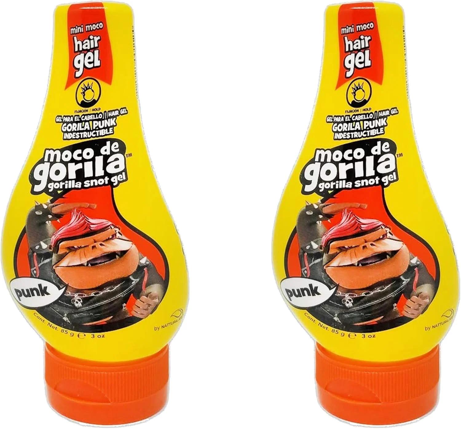 ژل موی سر Moco de Gorila، سایز مسافرتی مینی پانک 85 گرمی، بسته 2 عددی