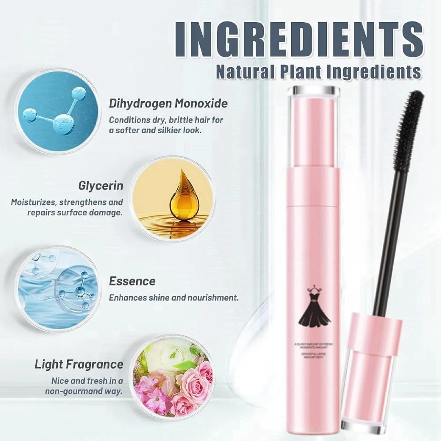 استیک حالت دهنده مو NALACAL، کرم موهای شکسته، استیک واکس حالت دهنده، ژل ریمل، کرم طراوت بخش و غیر چرب برای حالت دادن به موها 12 میلی لیتر (2 عدد)