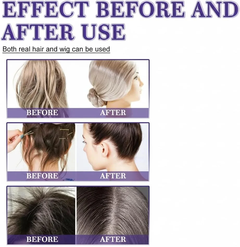 استیک واکس مو NALACAL، پماد کنترل کننده لبه مو، غیر چرب و با طراوت برای مو، حالت دهنده قوی و ماندگار، محصول حالت دهنده موقت برای موهای وز (1 بسته)