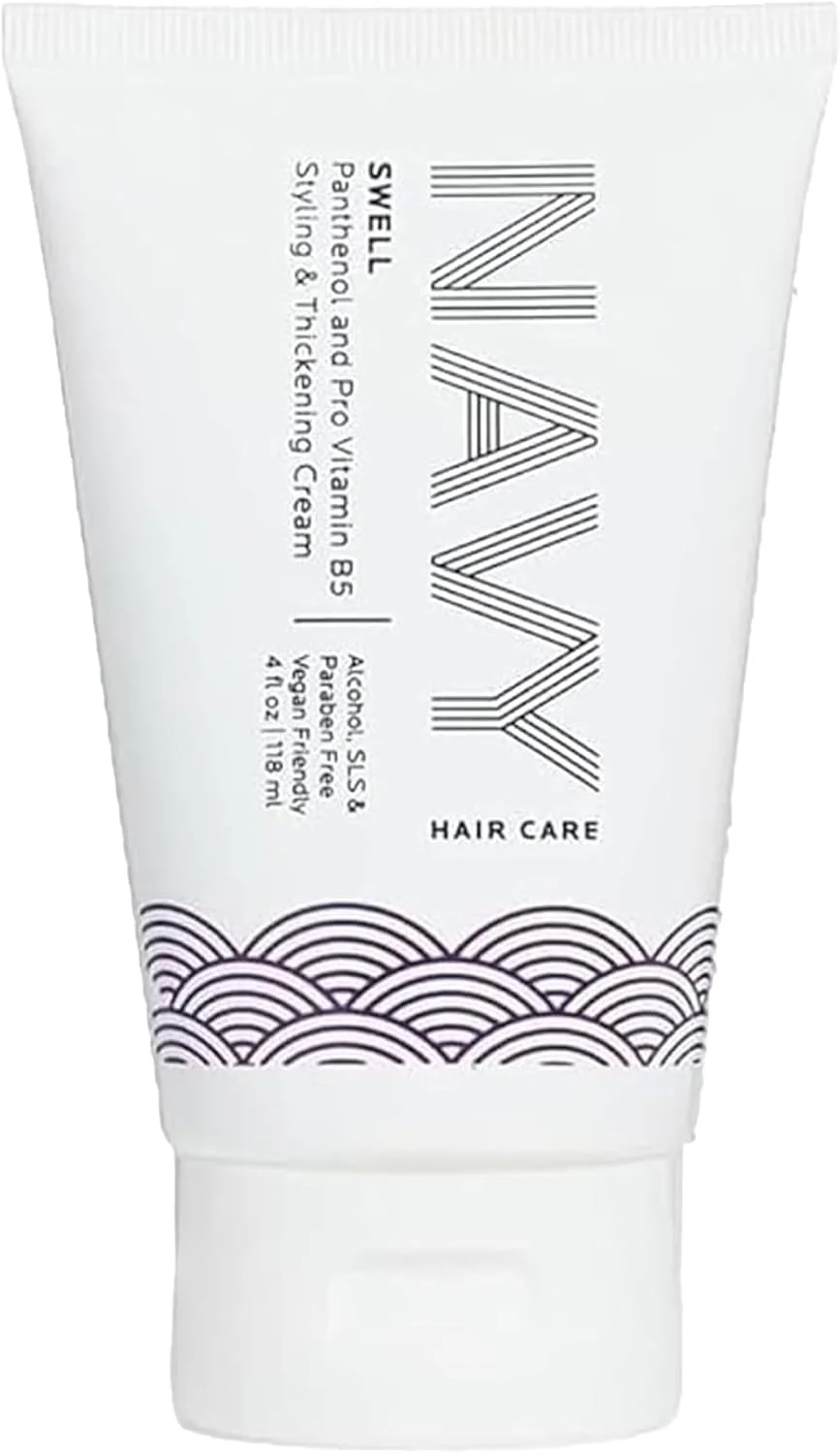 کرم حالت دهنده مو NAVY Swell برای ظاهری حجیم | 118 میلی لیتر کرم ضخیم کننده برای موهای نازک، کم حجم، ظریف یا ضعیف مردان و زنان