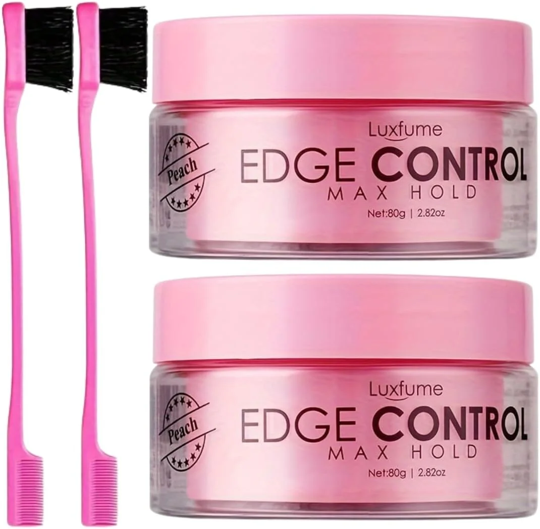 NIKITA.VIVI - ژل حالت دهنده قوی مو 2 عددی [2x80 گرم] | ژل حالت دهنده مو برای موهای طبیعی حاوی روغن کرچک | واکس مو با عملکرد بالا | ترمیم و اصلاح موهای فر آسیب دیده | با رایحه هلو