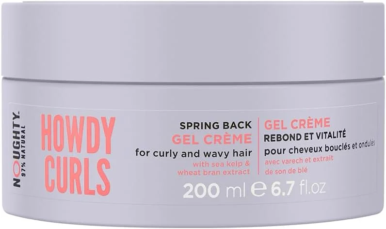 کرم ژل بازگرداننده حالت فنری موهای فر و موج دار ناتی، حاوی عصاره جلبک دریایی و سبوس گندم، 200 میلی لیتر