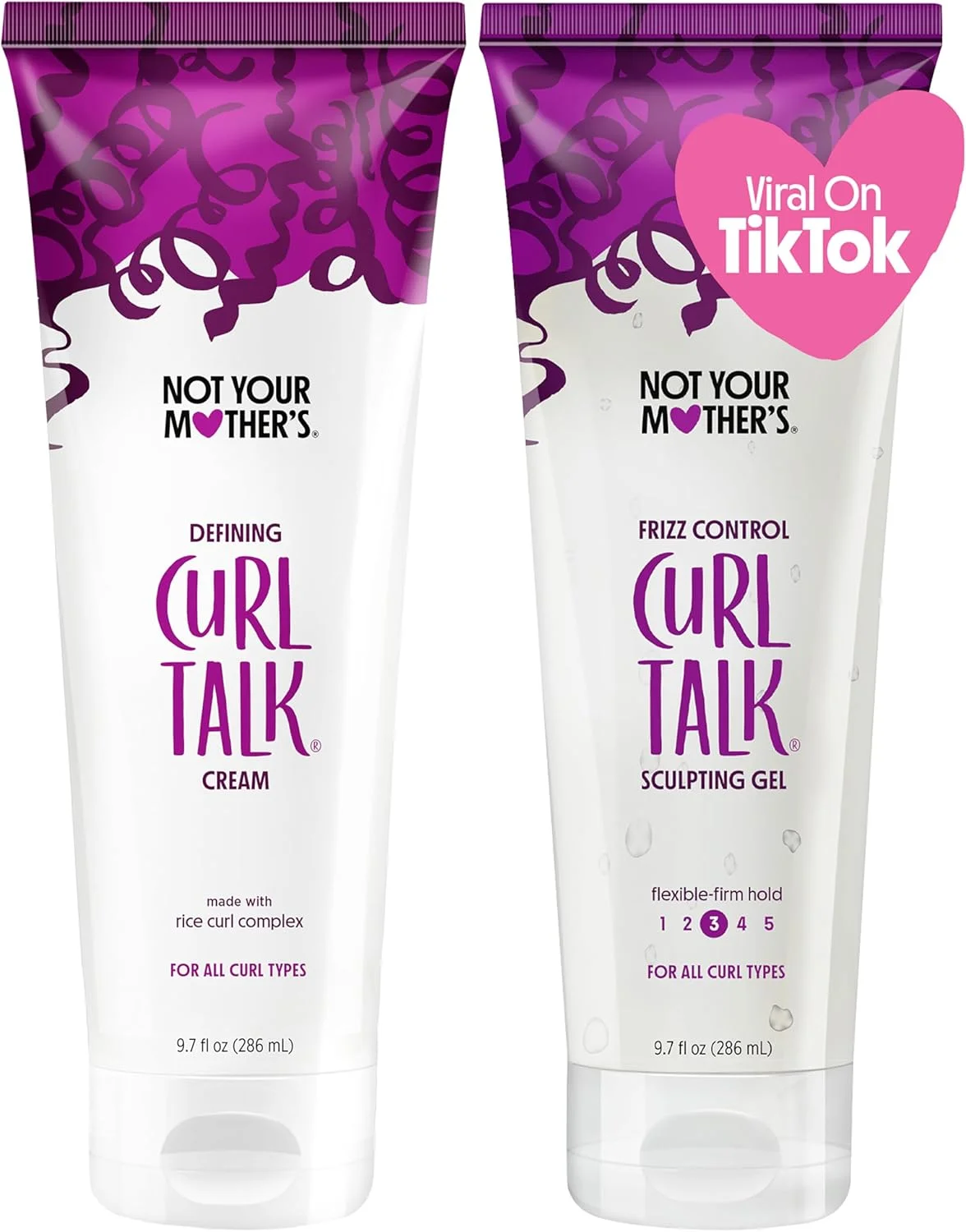 ژل حالت دهنده و کرم حالت دهنده موهای فر نات یور مادرز (بسته 2 عددی) - فرموله شده با کمپلکس فر برنج - مناسب برای انواع موهای فر (289 گرم، بسته 2 عددی)