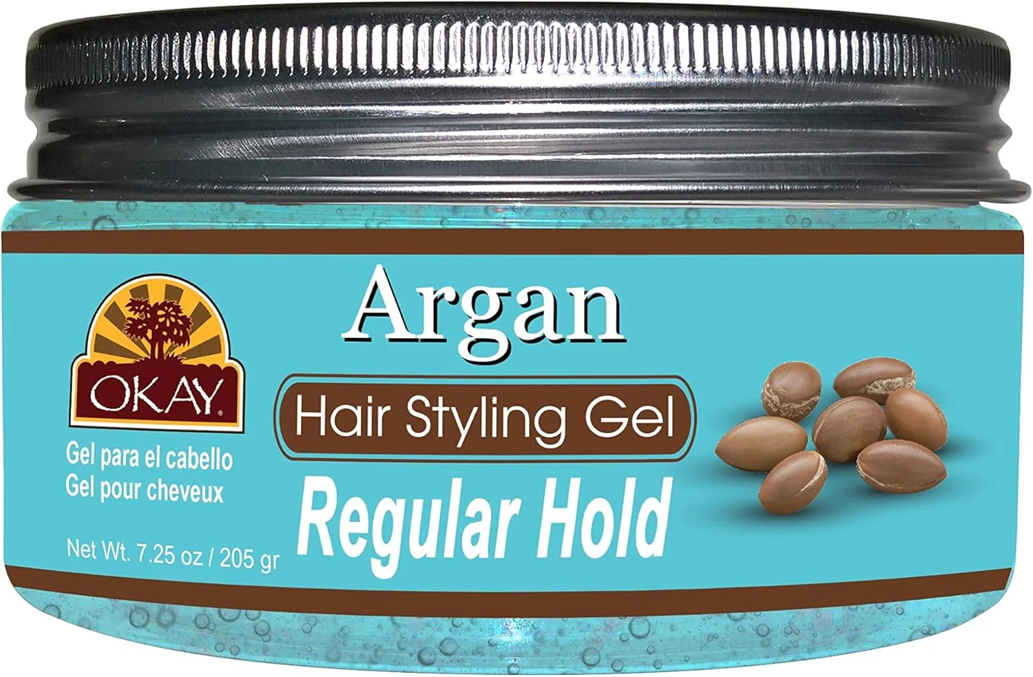 ژل حالت دهنده مو آرگان اوکی، نگهدارنده معمولی، 214 میلی لیتر