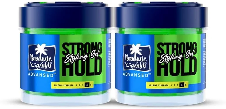 ژل حالت دهنده موی سر پاراشوت ادونسد با قدرت نگهدارندگی قوی 250 میلی لیتر بسته دوتایی | برای حالت دادن روزانه موهای شما