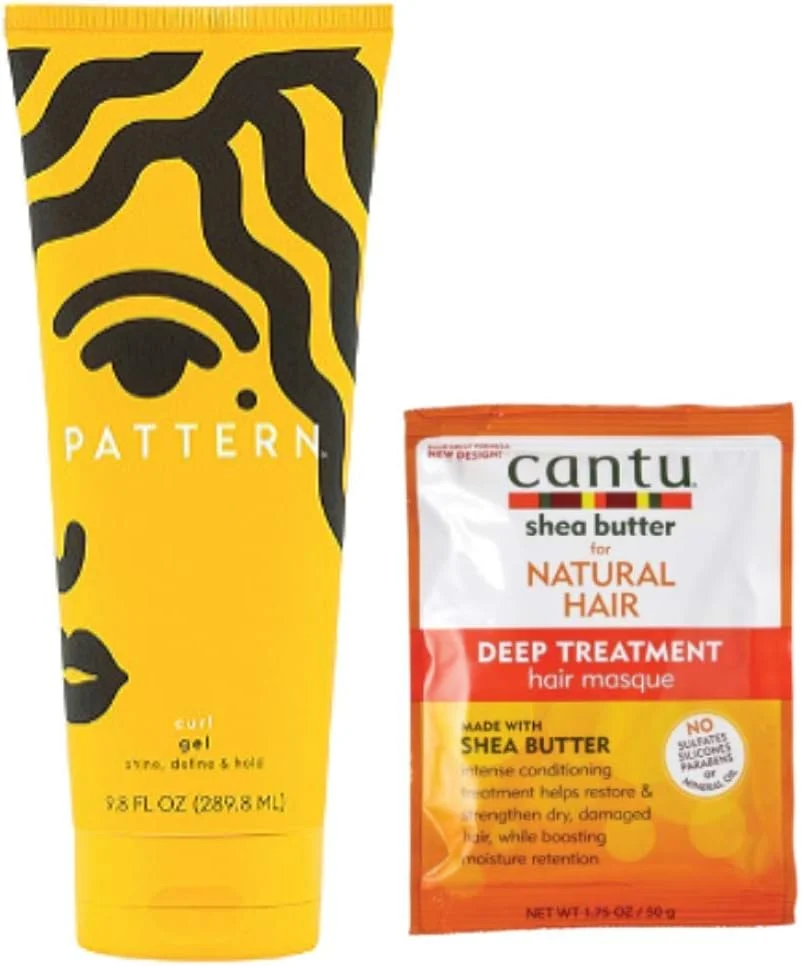 ژل موی فر 290 میلی‌لیتری غنی شده با آلوئه ورا، روغن نارگیل و روغن کاکای برای درخشش، حالت دهی و نگهداری موهای فر، مجعد و با بافت متراکم به همراه نمونه موی کانتو