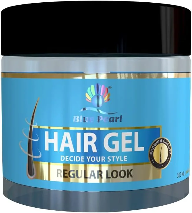 ژل حالت دهنده موی سر حرفه ای Blue Pearl، ژل حالت دهنده مو با ماندگاری طولانی | ظاهر معمولی 300 میلی لیتر