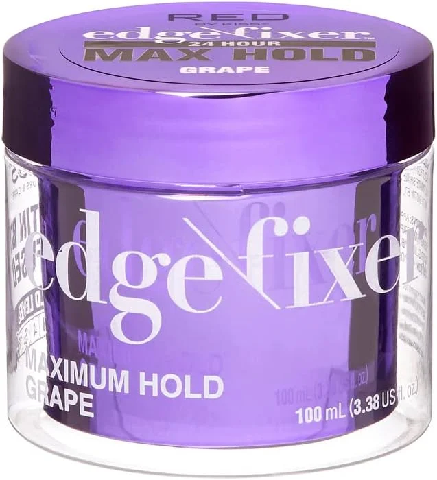 ژل حالت دهنده مو رد بای کیس، تثبیت کننده قوی 24 ساعته، بدون ایجاد پوسته، غنی شده با بیوتین B7، حجم 100 میلی لیتر (انگور)