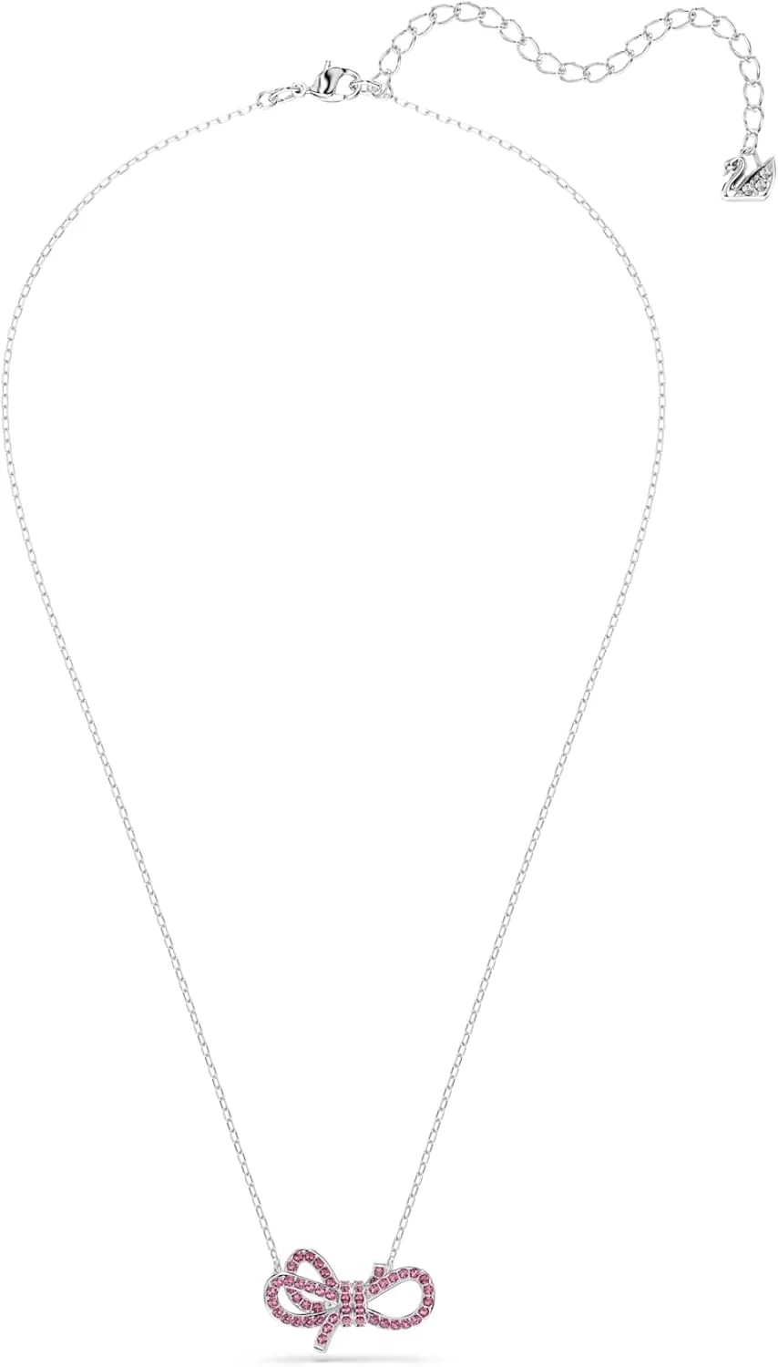 آویز پاپیونی Swarovski Lifelong، پاپیون، صورتی، روکش رودیوم آویز پاپیونی Swarovski Lifelong، پاپیون، صورتی، روکش رودیوم