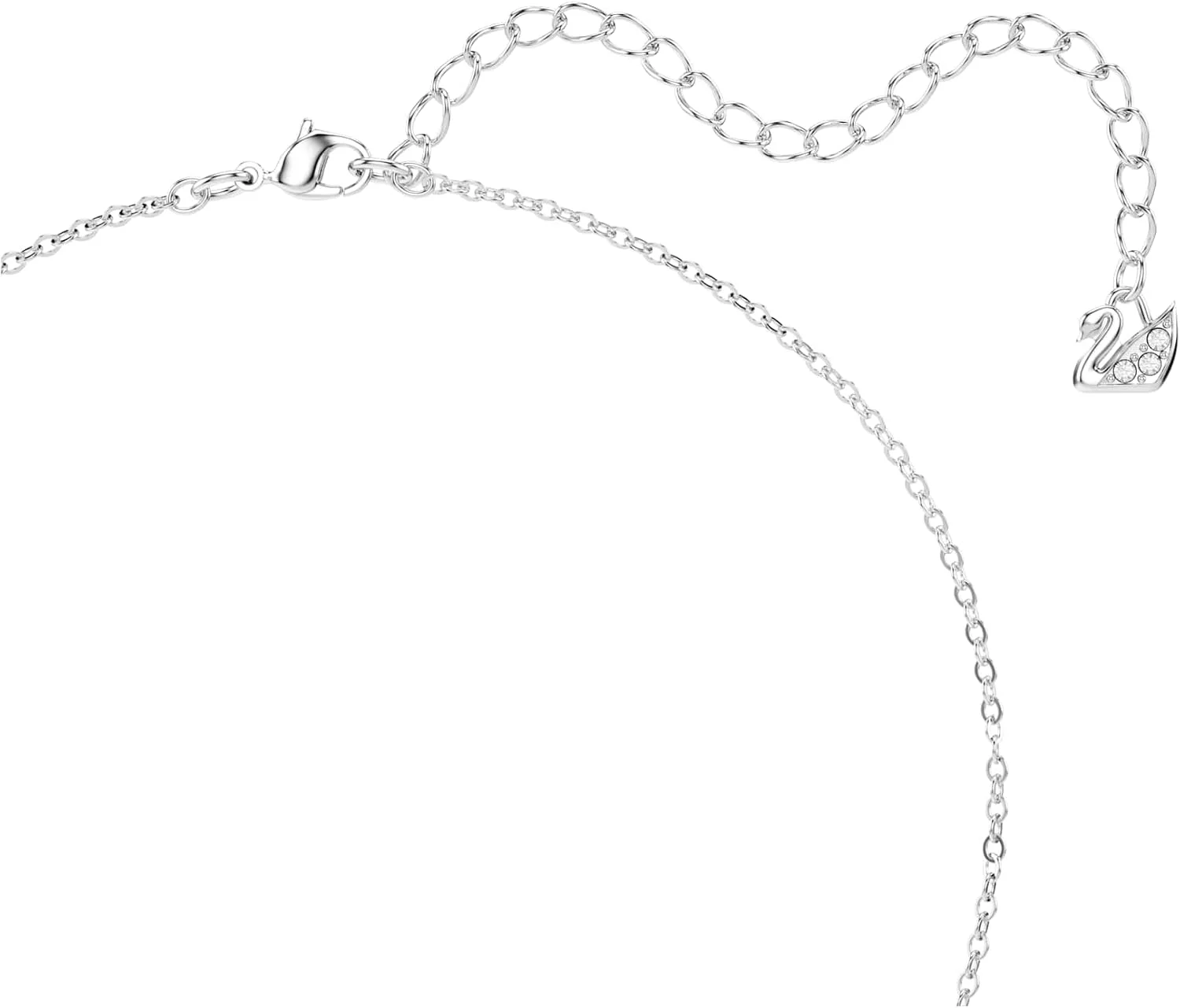 آویز گردنبند مجموعه بلا سواروسکی، برش گرد، روکش رودیوم