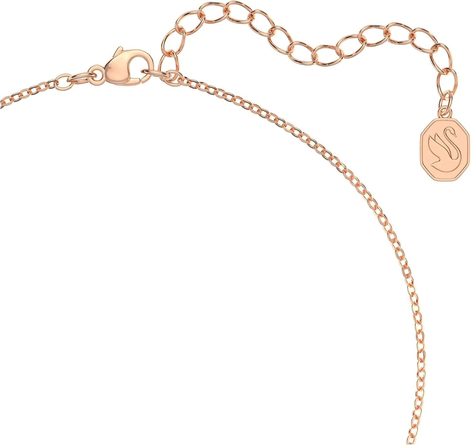 گردنبند جواهری مجموعه میلنیا سواروسکی، کریستال های سفید، کریستال های آبی