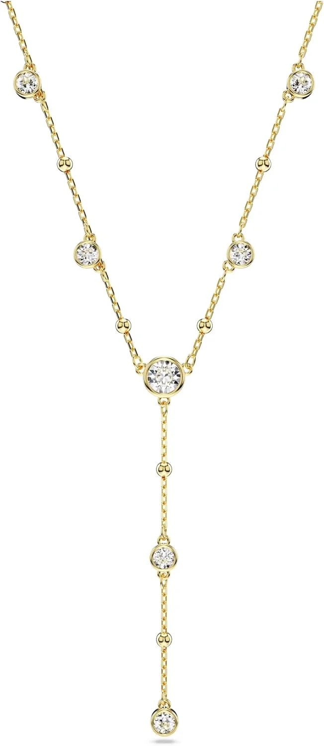 گردنبند Y سواروسکی مدل Imber 5684510 با رنگ طلایی