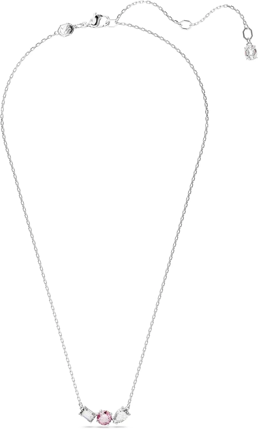 آویز سواروسکی Mesmera، برش های ترکیبی، صورتی، روکش رودیوم