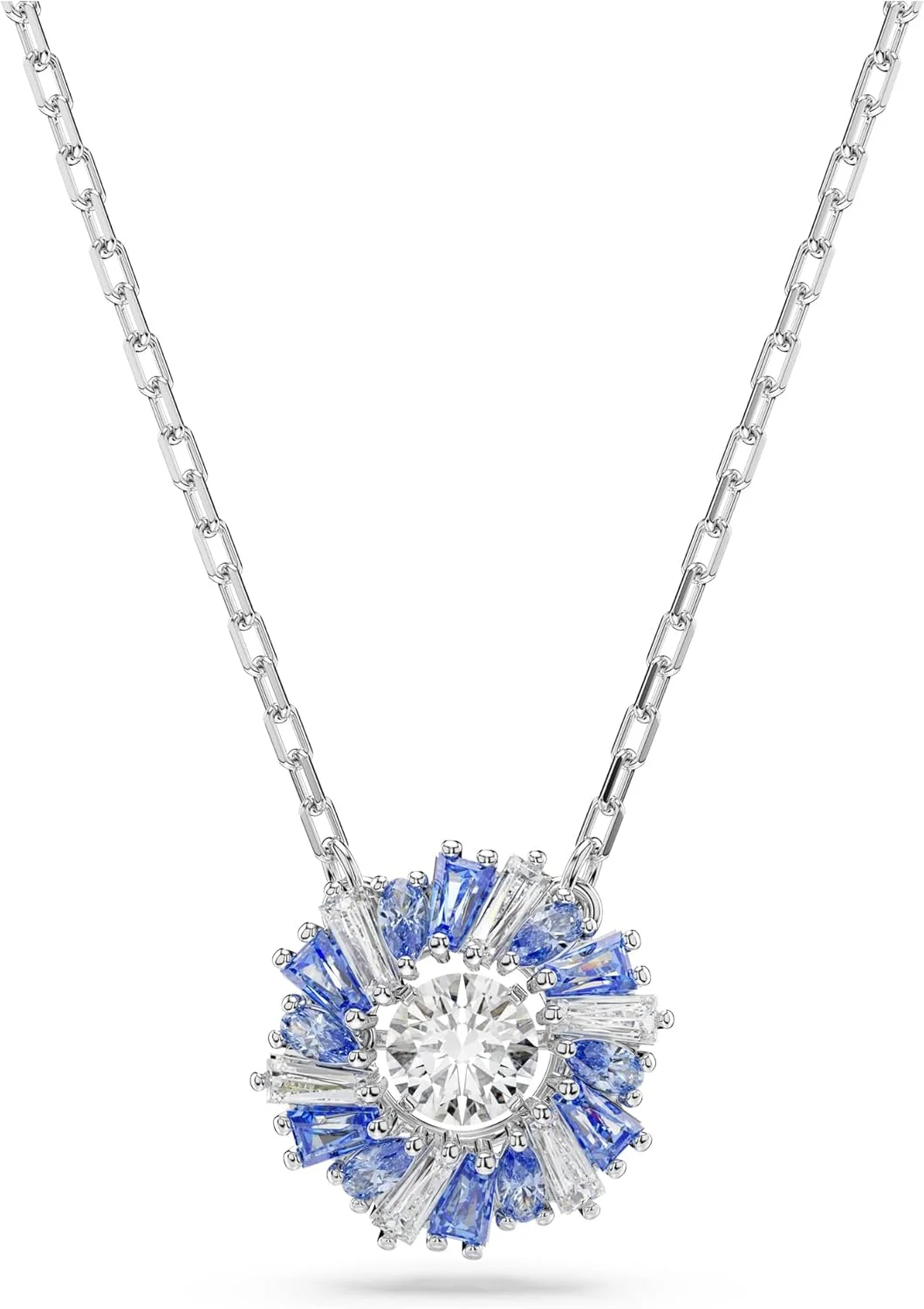 آویز سواروسکی مدل Idyllia 5680013 گل آبی