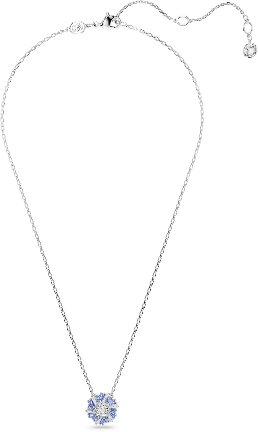 آویز سواروسکی مدل Idyllia 5680013 گل آبی