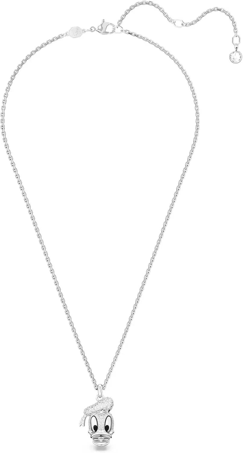 آویز دیزنی دانلد داک سواروسکی، سفید، روکش رودیوم آویز دیزنی دانلد داک سواروسکی، سفید، روکش رودیوم