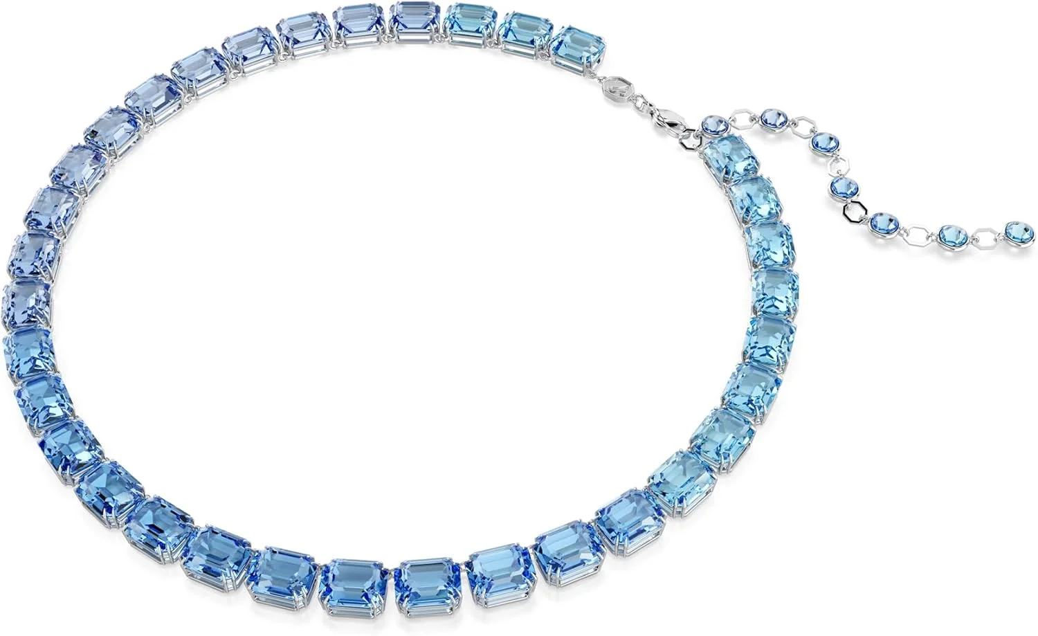 گردنبند سواروسکی Millenia، برش هشت ضلعی، طیف رنگی، آبی، روکش رودیوم گردنبند سواروسکی Millenia، برش هشت ضلعی، طیف رنگی، آبی، روکش رودیوم
