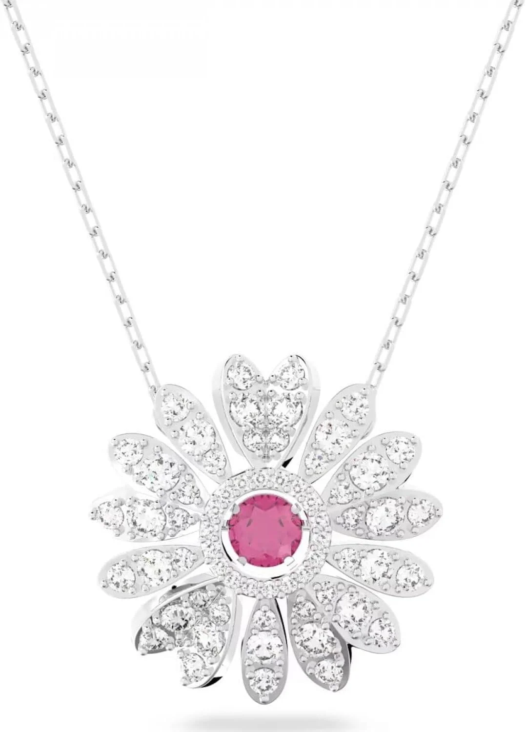 گردنبند گل ابدی سواروسکی: REDBL/RHS 5642870، برند، یکتا، فلز، بدون سنگ قیمتی