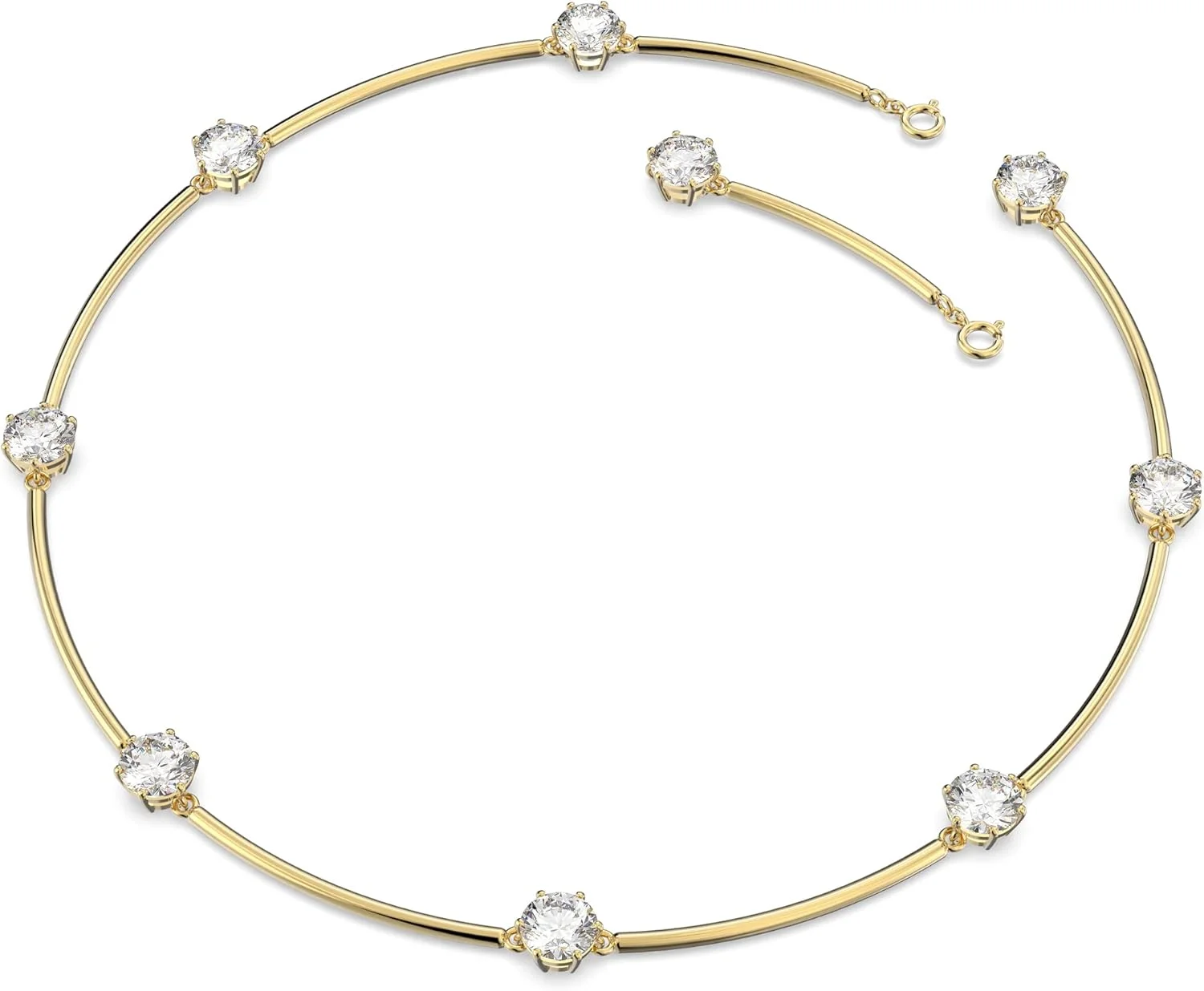 گردنبند Constella سواروسکی، برش گرد، سفید، روکش طلایی رزگلد گردنبند Constella سواروسکی، برش گرد، سفید، روکش طلایی رزگلد