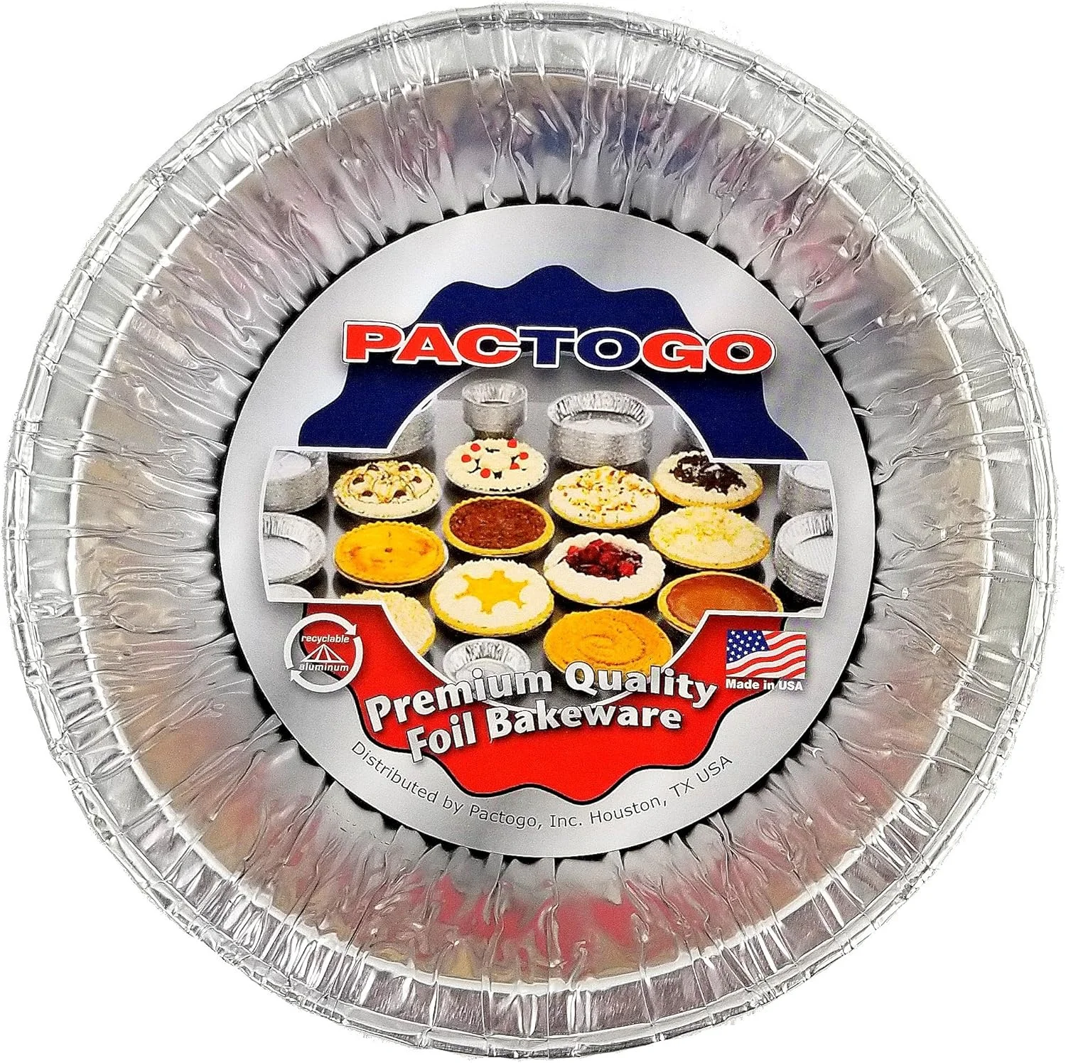 ظروف آلومینیومی یکبار مصرف پای گوشت Pactogo، سایز 5 3/4 اینچ، بسیار عمیق - فقط قالب، مدل 2400-30-25-PTG ظروف آلومینیومی یکبار مصرف پای گوشت Pactogo، سایز 5 3/4 اینچ، بسیار عمیق - فقط قالب، مدل 2400-30-25-PTG