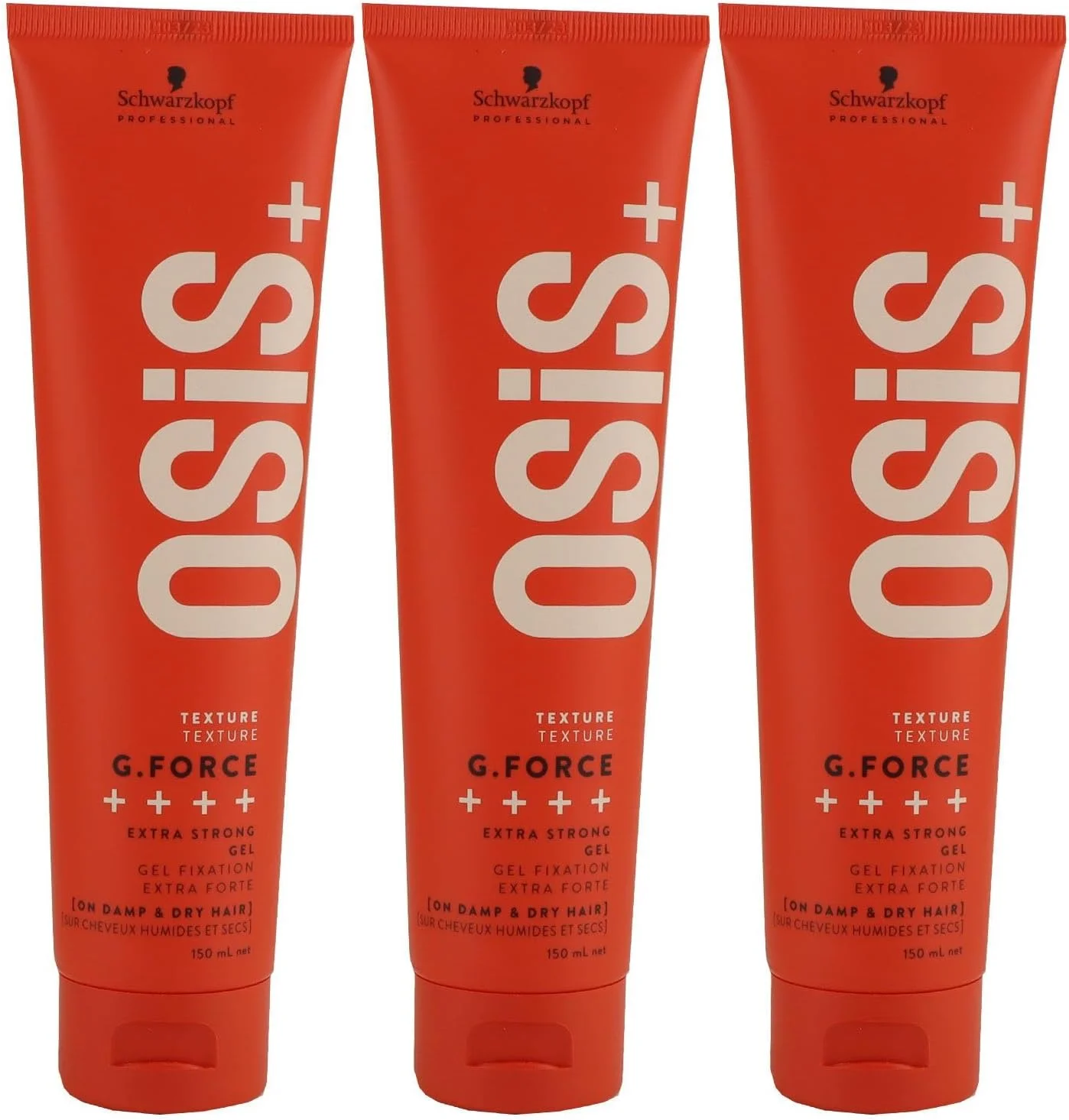 ژل حالت دهنده مو شوارتسکف OSIS TEXTURE G.FORCE حجم 150 میلی لیتر بسته 3 عددی (3 x 150 میلی لیتر)