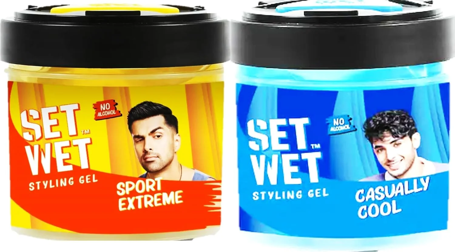 ژل حالت دهنده مو مردانه ست وت - اسپرت اکستریم + کژوال کول، 250 گرم (مجموعه 2 عددی) > humarabazar