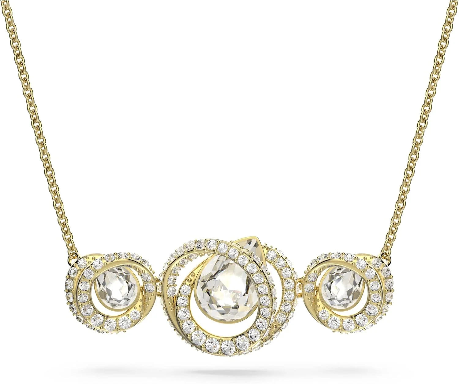 گردنبند سواروسکی مدل Generation، سفید، با روکش طلایی