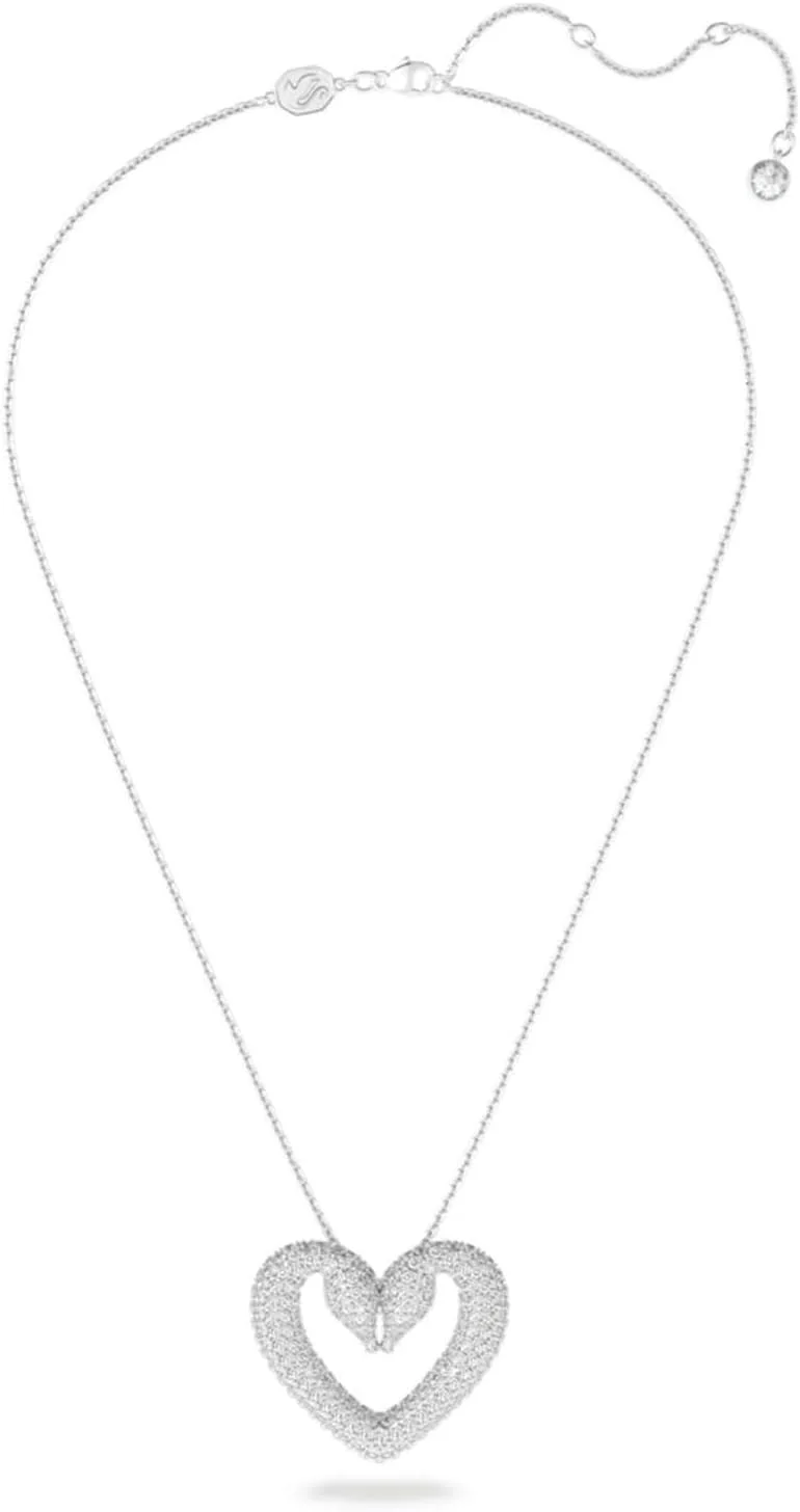 گردنبند برند سواروسکی UNA:PEND M CRY/RHS 5626176، منحصر به فرد، فلزی، بدون سنگ قیمتی